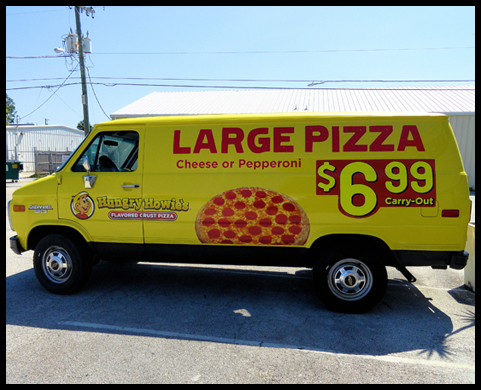 Vehicle lettering in Daytona