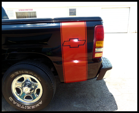 Vehicle lettering in Daytona