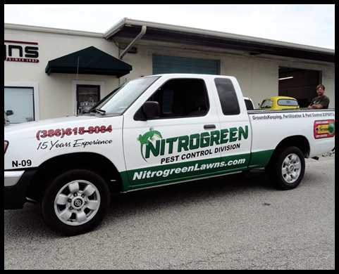 Vehicle lettering in Daytona