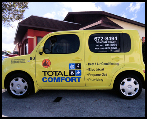 Vehicle lettering in Daytona