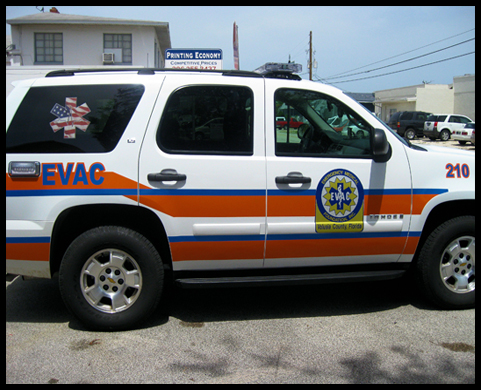 Vehicle lettering in Daytona